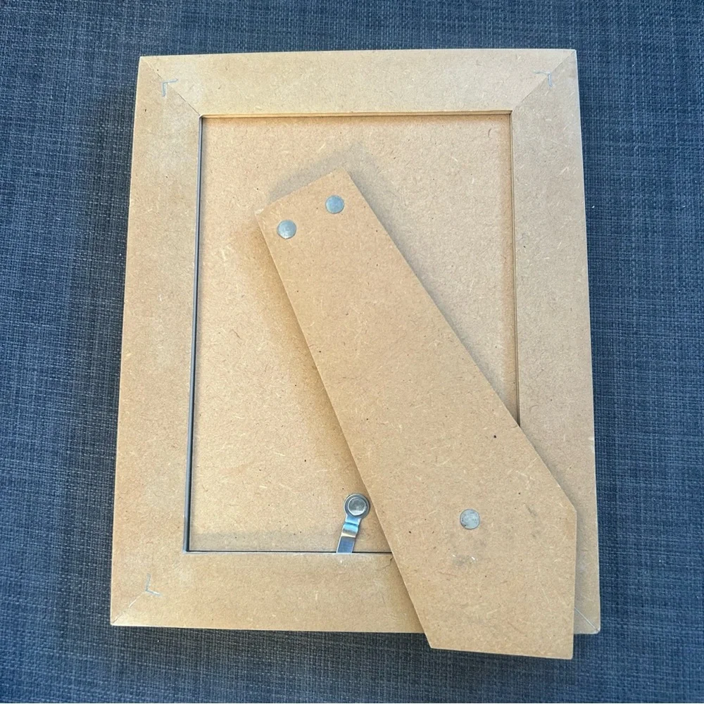 Handmade Genuine Rare Camel Bone Chevron Pattern Photo Frame #0915255